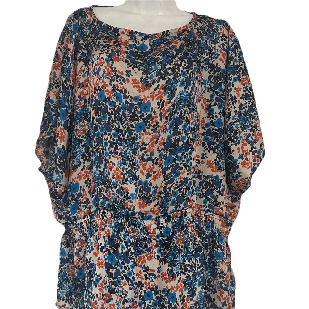 Pre-Owner Women's Xhilaration  Elegant  Blue  Soft Flowy Top Size XL